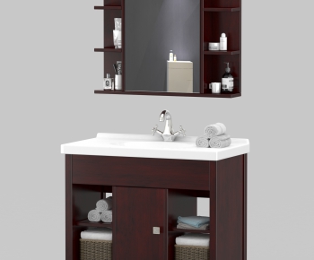 Classical Style Bathroom Cabinet-ID:656189961