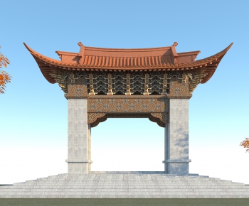 Chinese Style Building Component-ID:283545024