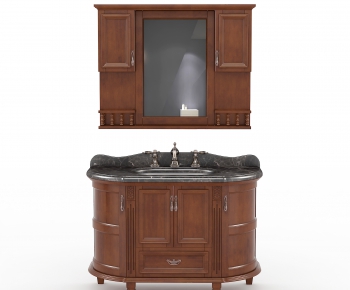 American Style Bathroom Cabinet-ID:659806976