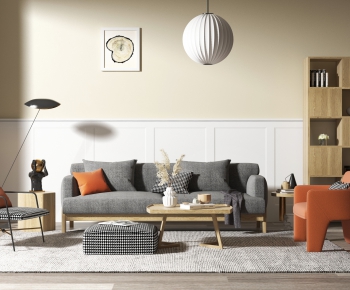Nordic Style Sofa Combination-ID:140799054