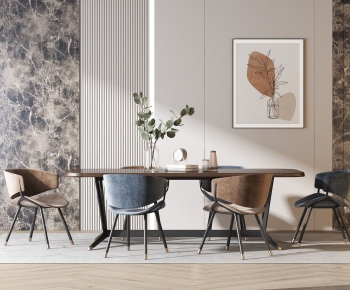 Modern Dining Table And Chairs-ID:155261045