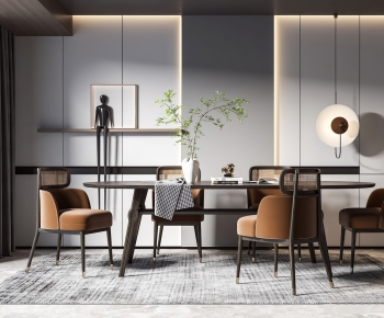 Modern Dining Table And Chairs-ID:314769033