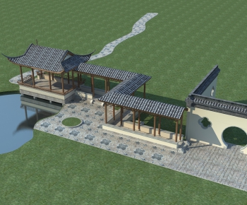 Chinese Style Building Component-ID:450472121