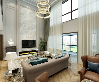 American Style A Living Room-ID:379234082