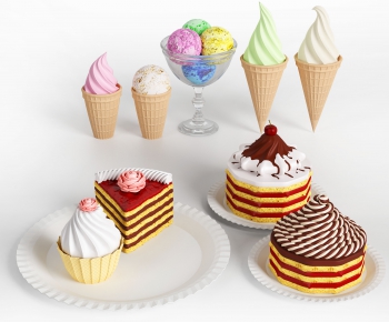 现代冰淇淋蛋糕组合-ID:468435059