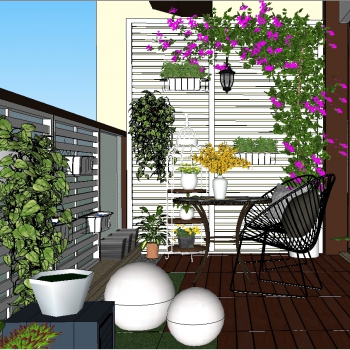 Nordic Style Balcony-ID:536231042