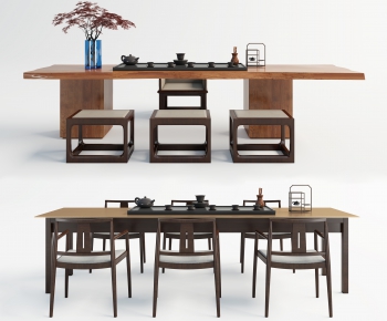 新中式茶桌椅-ID:108753929