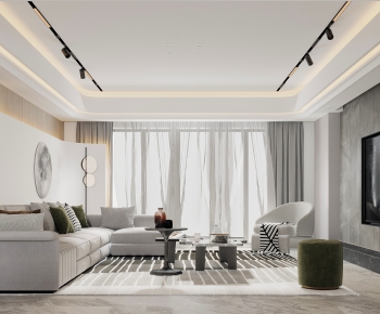 Modern A Living Room-ID:950250687