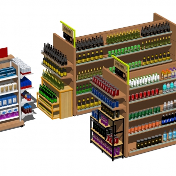 Modern Supermarket Shelf-ID:328707935