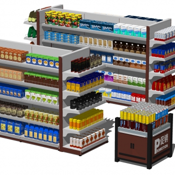 Modern Supermarket Shelf-ID:456824064