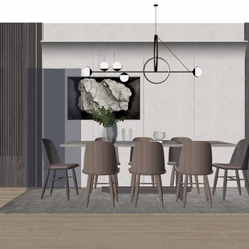 Nordic Style Dining Room-ID:816294912