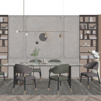 Modern Dining Room-ID:720472104