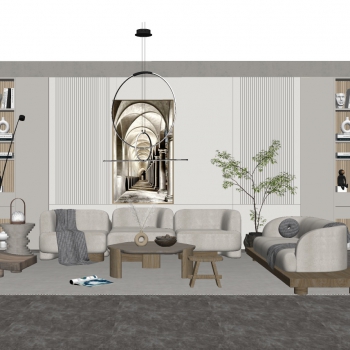 Modern A Living Room-ID:330112934