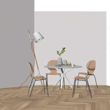 Nordic Style Dining Table And Chairs-ID:804635053