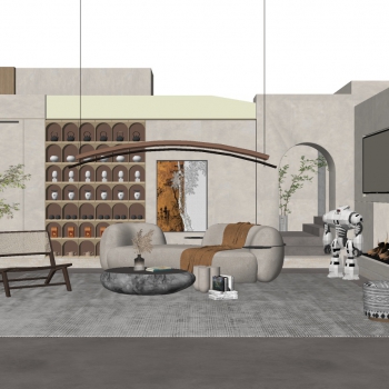 Modern A Living Room-ID:223789261