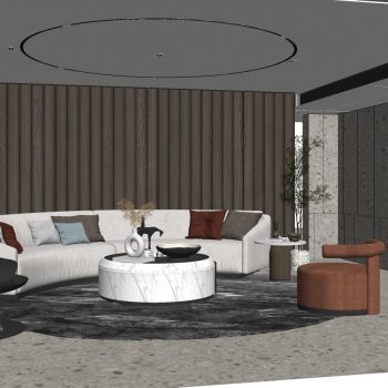 Modern A Living Room-ID:905901915