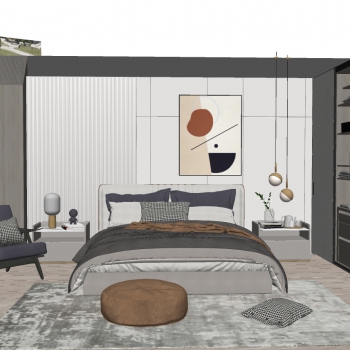 Modern Bedroom-ID:197563895