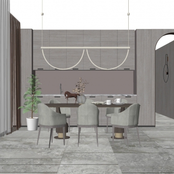 Modern Dining Room-ID:619359095