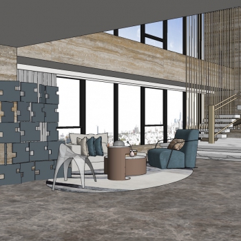 Modern A Living Room-ID:312926053