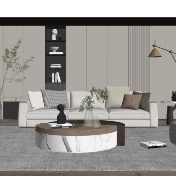 Modern A Living Room-ID:693017963