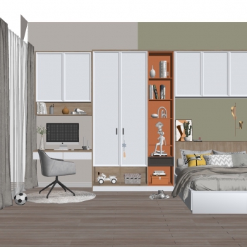 Nordic Style Bedroom-ID:634582041
