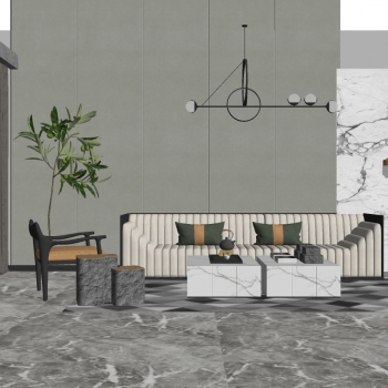 Modern A Living Room-ID:750883102