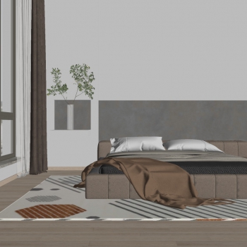 Modern Bedroom-ID:645365005