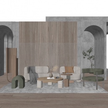 Modern A Living Room-ID:943864117