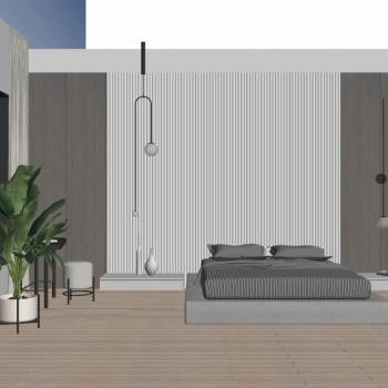 Modern Bedroom-ID:491199027