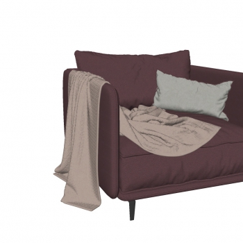 Modern Single Sofa-ID:439179908