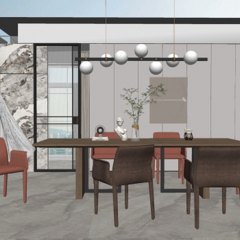 Modern Dining Room-ID:405947921