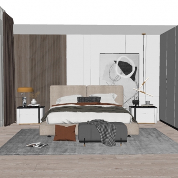 Modern Bedroom-ID:382865918