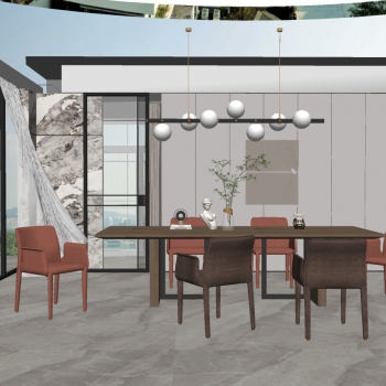 Modern Dining Room-ID:599323991