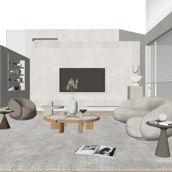 Modern A Living Room-ID:513257981