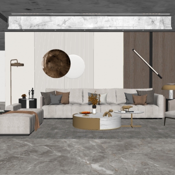 Modern A Living Room-ID:771333933