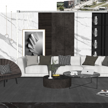 Modern A Living Room-ID:928945067