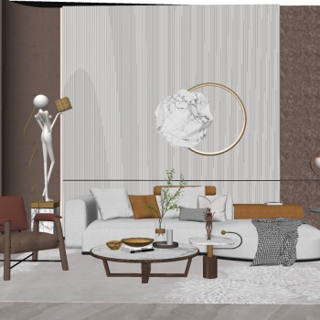 Modern A Living Room-ID:834826952