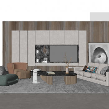 Modern A Living Room-ID:140142926