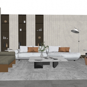 Modern A Living Room-ID:434982064