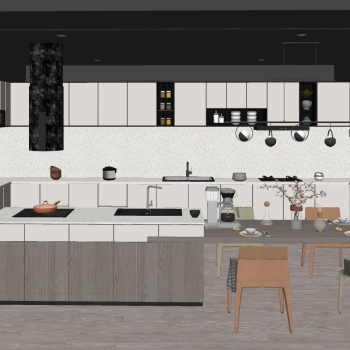 Modern Open Kitchen-ID:130363947