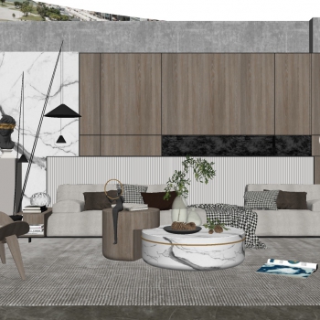 Modern A Living Room-ID:199160661