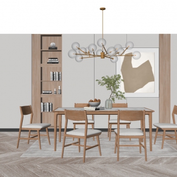 Nordic Style Dining Room-ID:363268969