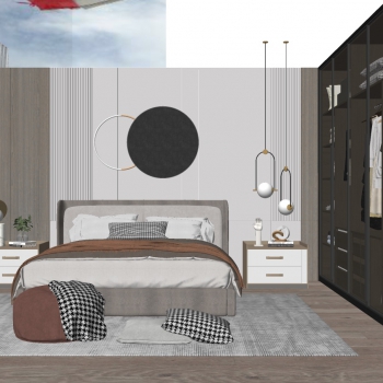 Modern Bedroom-ID:820813896