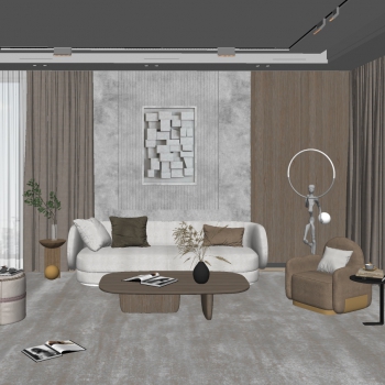 Modern A Living Room-ID:429807909