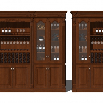 European Style Wine Cabinet-ID:500843052