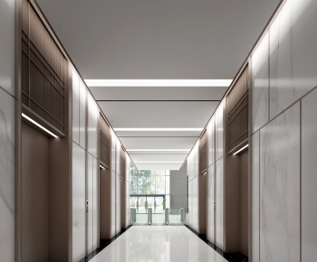 Modern Corridor/elevator Hall-ID:337443112