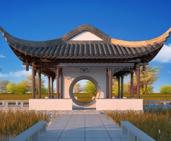 Chinese Style Building Component-ID:401598939