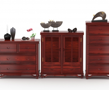 New Chinese Style Side Cabinet-ID:701685916