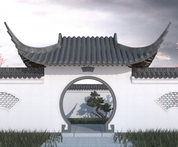 Chinese Style Building Component-ID:844300036