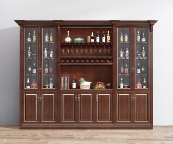 American Style Wine Cabinet-ID:796875001